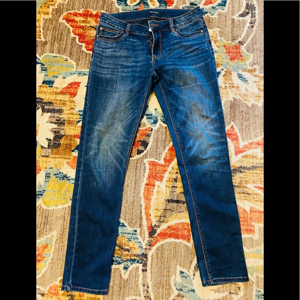 White House Black Market, denim jeans, size 4 slim.
